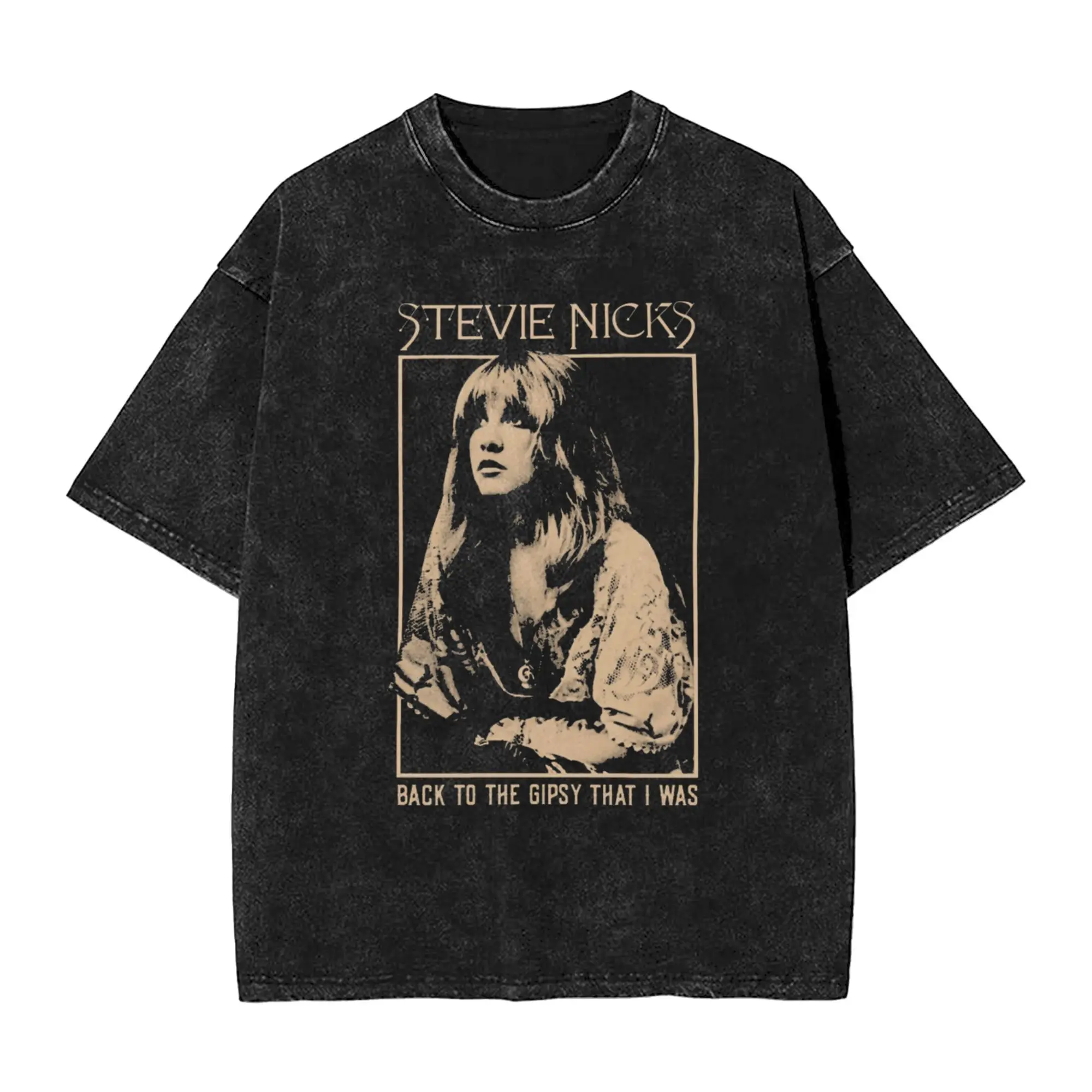 

Рубашка с принтом Stevie Gipsy Fleetwood Mac Band, одежда в стиле Харадзюку, мужская и женская футболка