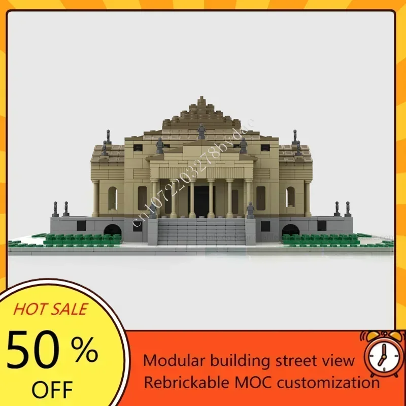 2734PCS Villa La Rotonda Modulaire MOC Custom Street View Model Creatieve Architectuur DIY Montage Puzzel Educatief Speelgoed Cadeau
