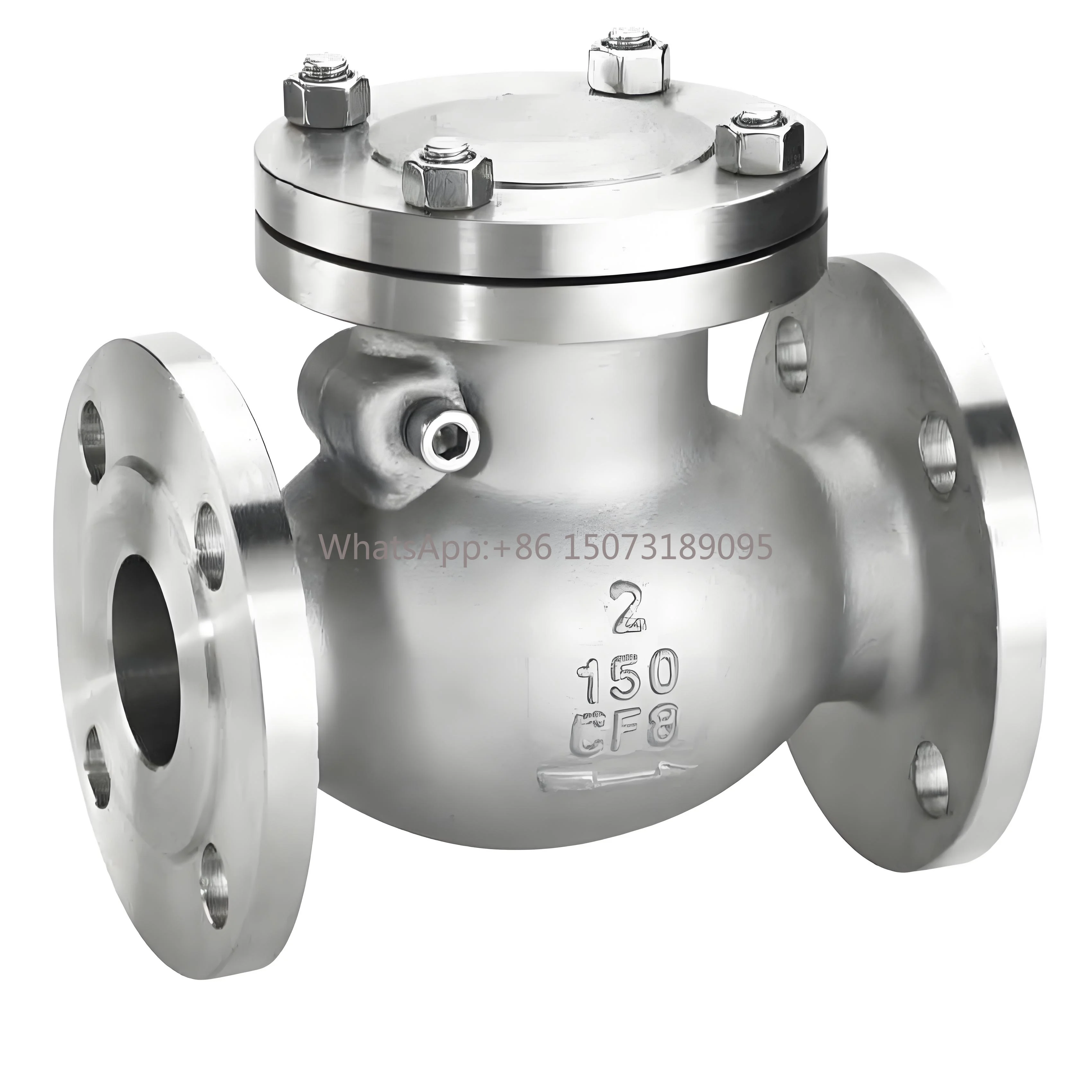 

Stainless Steel 304 WCB Check Valve Non-Return Flanged End Swing Type Manual Vertical Check Valve for Water OEM Customizable