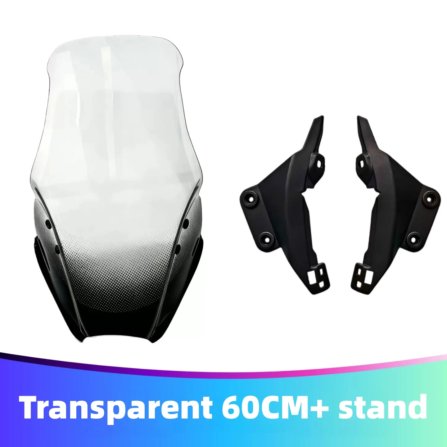 【Perfect fit】For Haojue UFR150 modified windshield motorcycle parts: front windshield, windproof and rainproof.