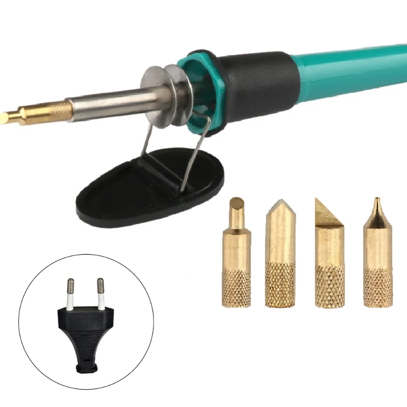 

30W Electric Soldering Iron Carving Pyrography Tool Burning Embossing Soldering Pen Set