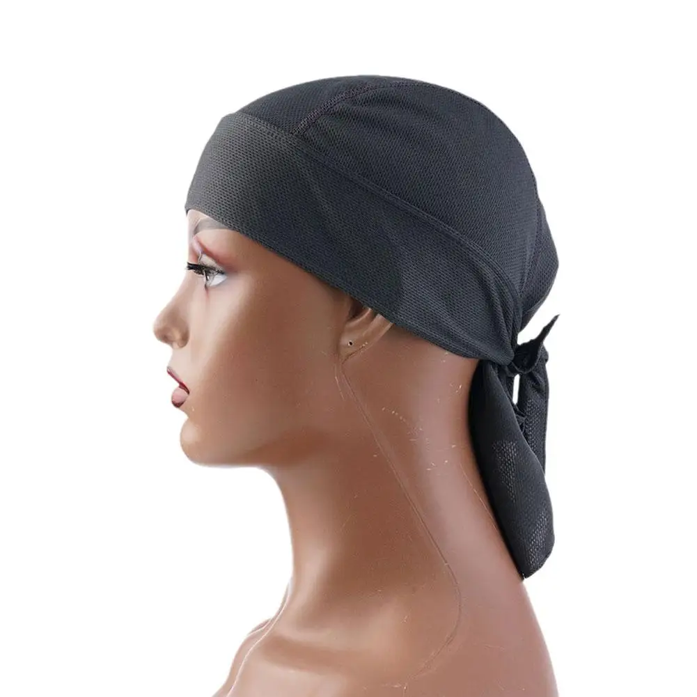 Breathable Cycling Cap Quick Dry Pirate Hat Summer Outdoor Sport Running Hiking Sunscreen Hood Headwear Wicking High Elasticity