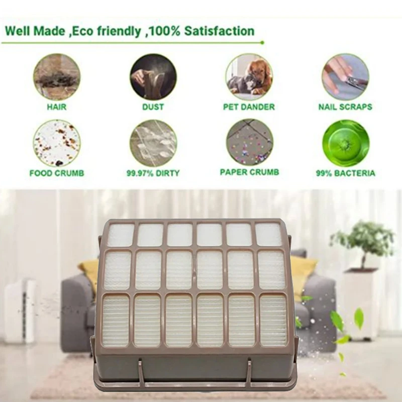 فراغ فلتر HEPA القطن لجزء استبدال Shark Navigator Professional NV70، NV71، NV80، NVC80C، NV90، NV95، UV420