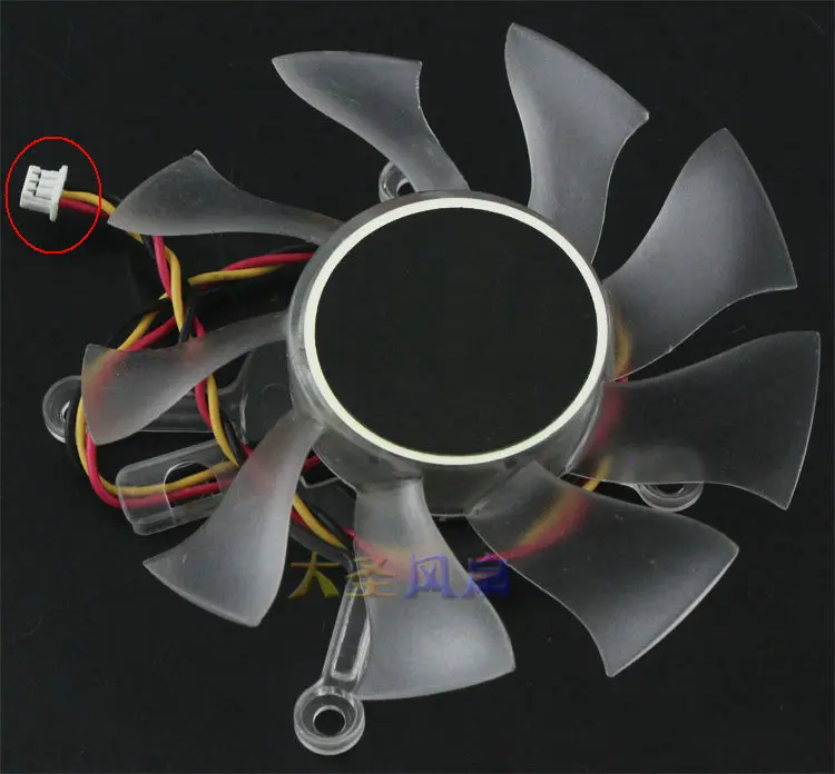 Original for ASUS EN9800GT Video Graphics Card Cooling Fan YD128015LS 0.11A