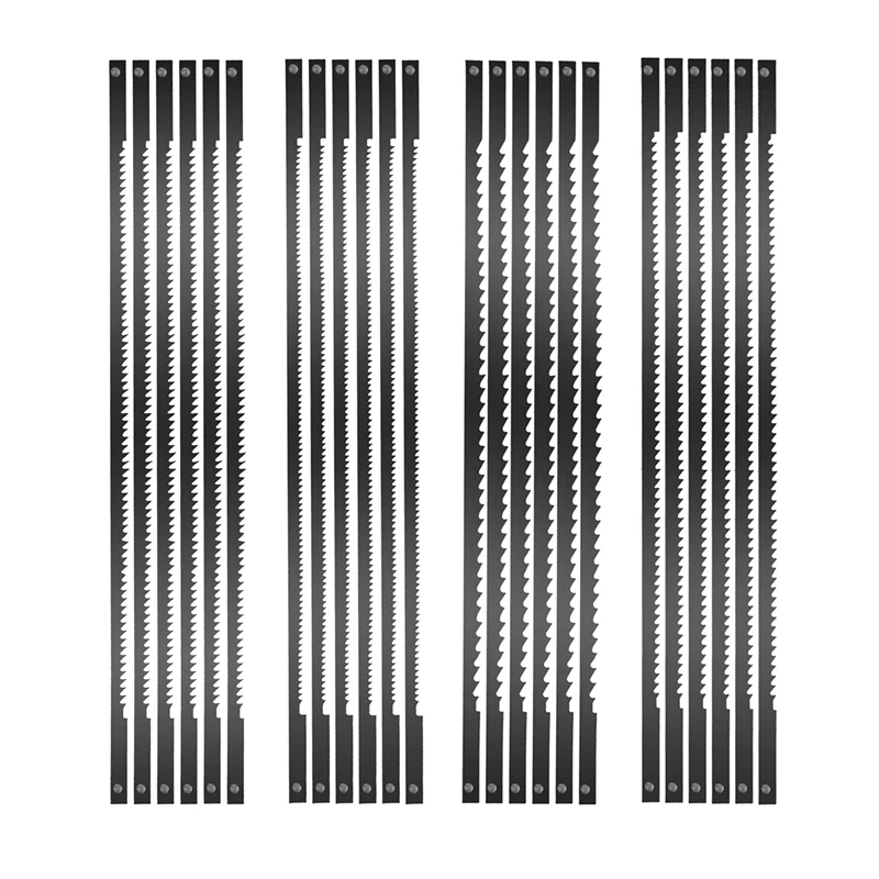 Scroll Saw Blades,Fretsaw Blade,Scroll Saw Blades,Scroll Saw Blades With Pin, 10/15/18/24 Teeth,Suitable For Woodworking