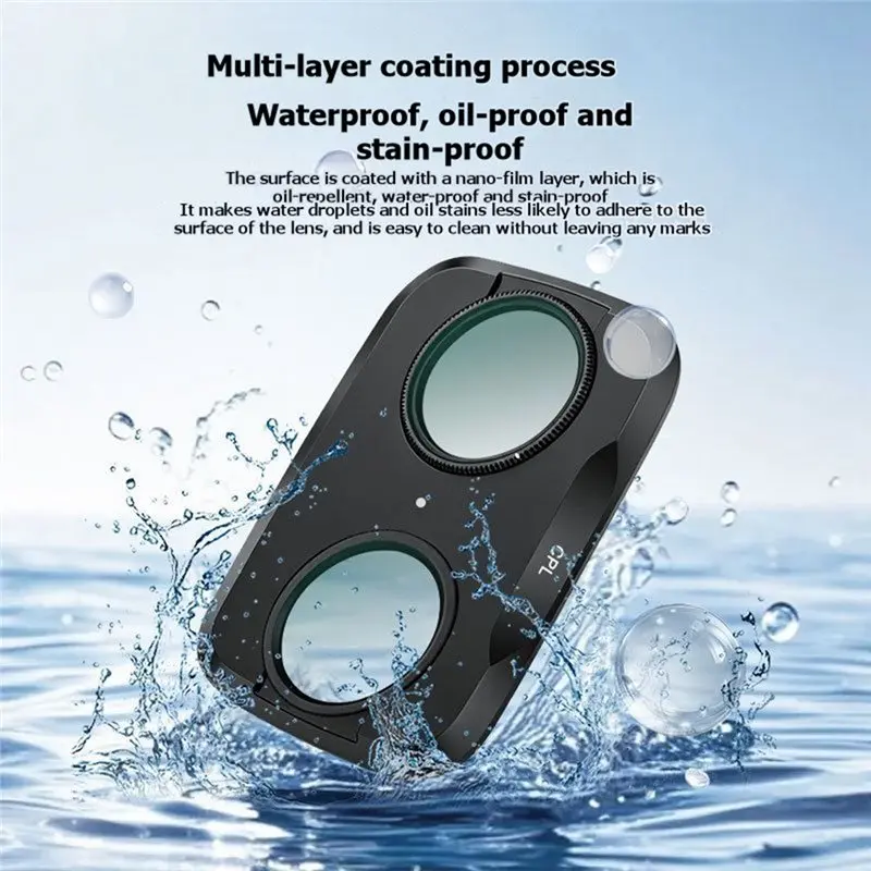 24-Hour Delivery For DJI Pocket 4 Pro Camera Filter Set UV Protection Lens CPL Polarizing Lens 1/4 Black Soft Filter