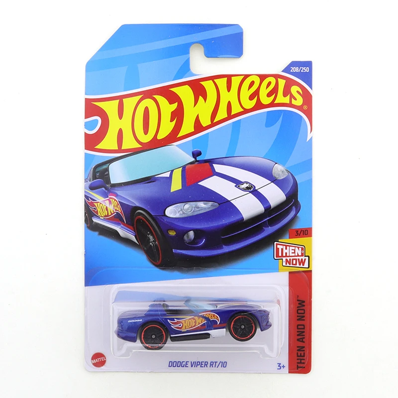 2023-131 Original Hot Wheels DODGE VIPER RT/10 Mini Alloy Coupe 1/64 Metal Diecast Model Car Kids Toys Gift