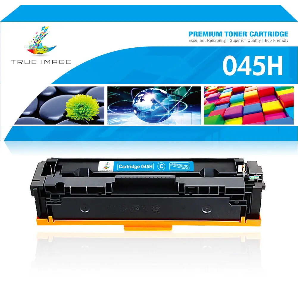 

1PK Compatible With Canon Toner 045 H Cyan imageCLASS MF632Cdw MF633cdw CRG-045H