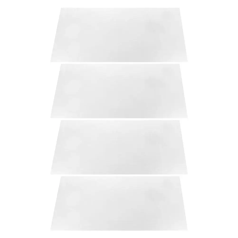 4Pcs Dry Erase Whiteboard Sticker Static Wall Mountable Reusable Writing Surface for Education Office Home Portable Drawing