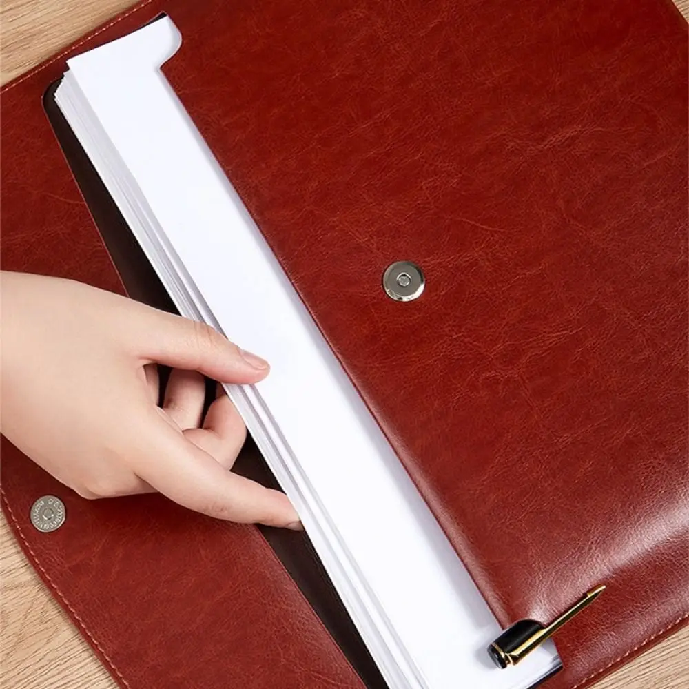 Receipt Bag School Stationery Contract Holders Briefcase File Organizers Documents Bags A4 File Folders Business Felt Folder