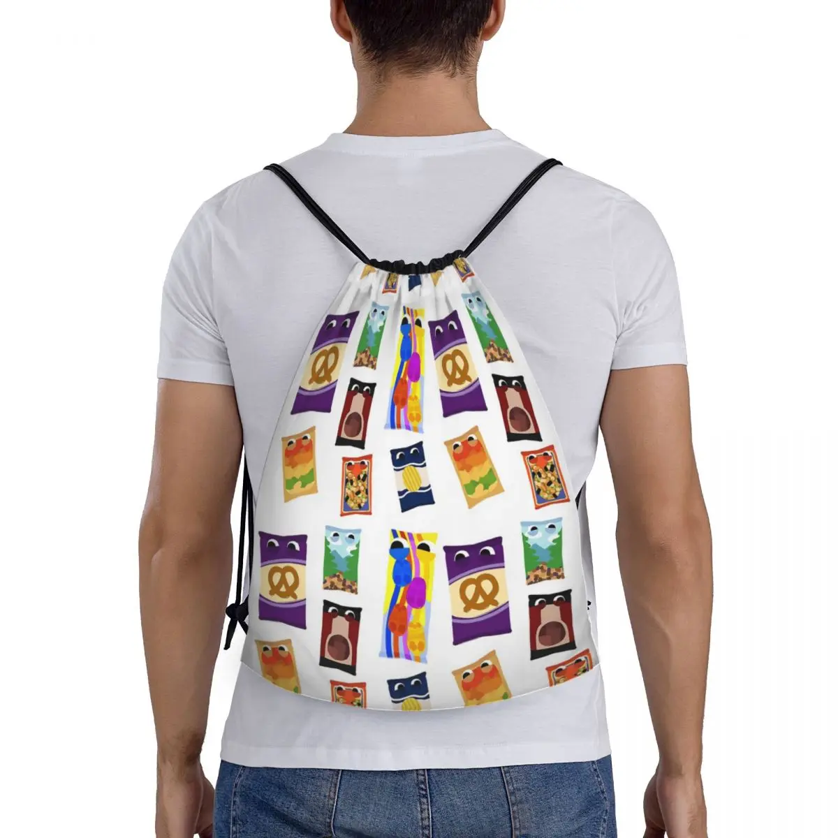 

Snakpod Bugsnax Pack Fan Art Kinda Bug 321 Рюкзаки Модные портативные сумки на шнурке Сумка для обуви Сумки для книг для мужчин и женщин Школьные