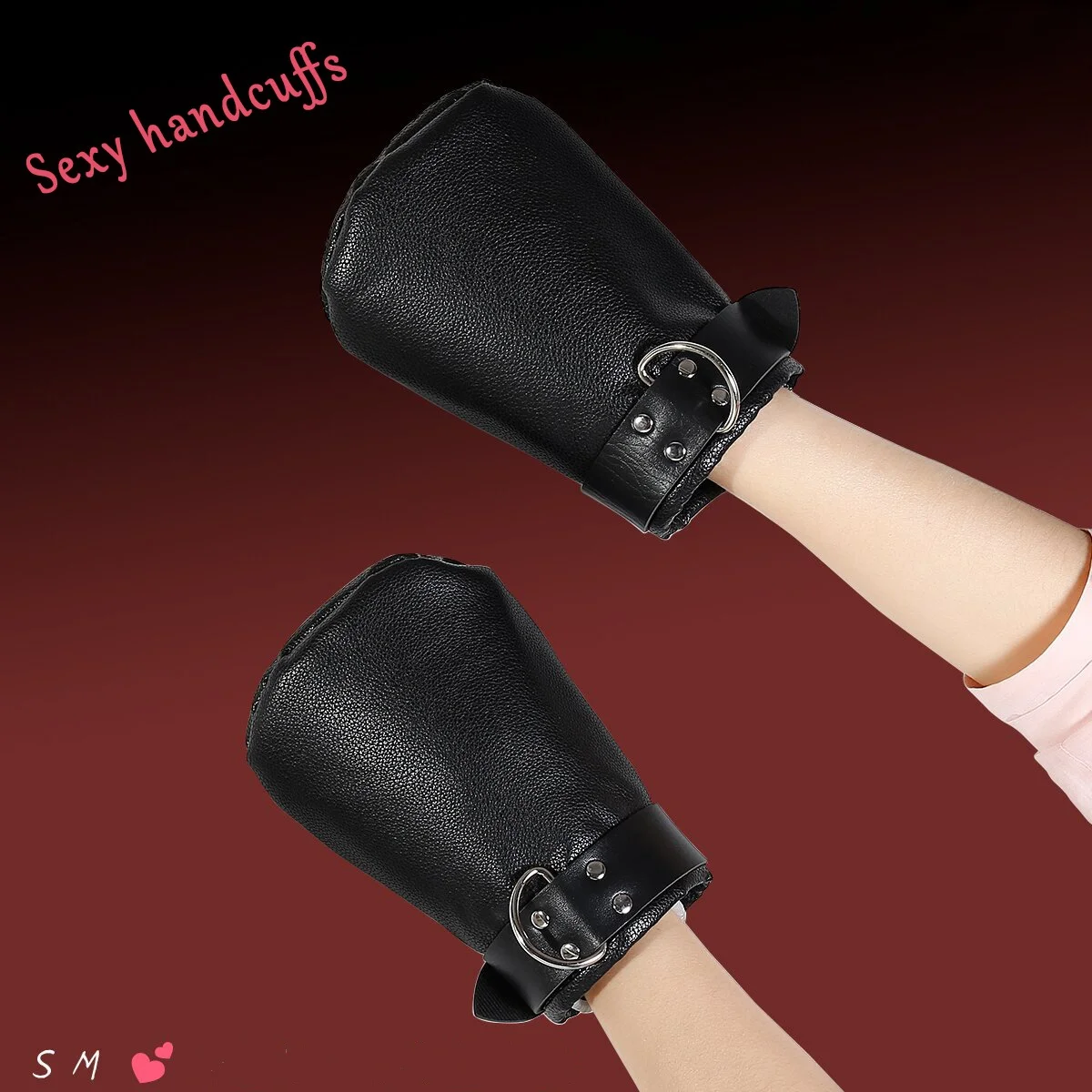 أصفاد/قفازات VaHppy SM ألعاب جنسية كوسبلاي للكلب الرقيق ملزمة من البولي يوريثان منتجات سوداء للبالغين للزوجين يمزح لعب الأدوار BDSM #1