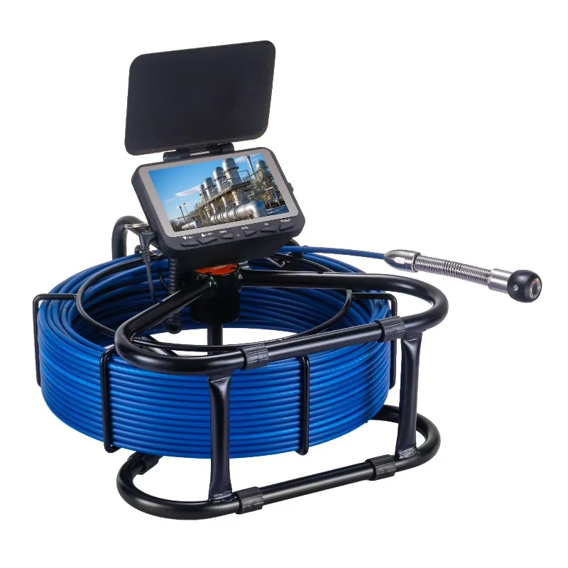 

Sewer pipe camera for 20m high definition 4.3 inch 1080P video recording pipe inspection camera with 17mm 5mm cable