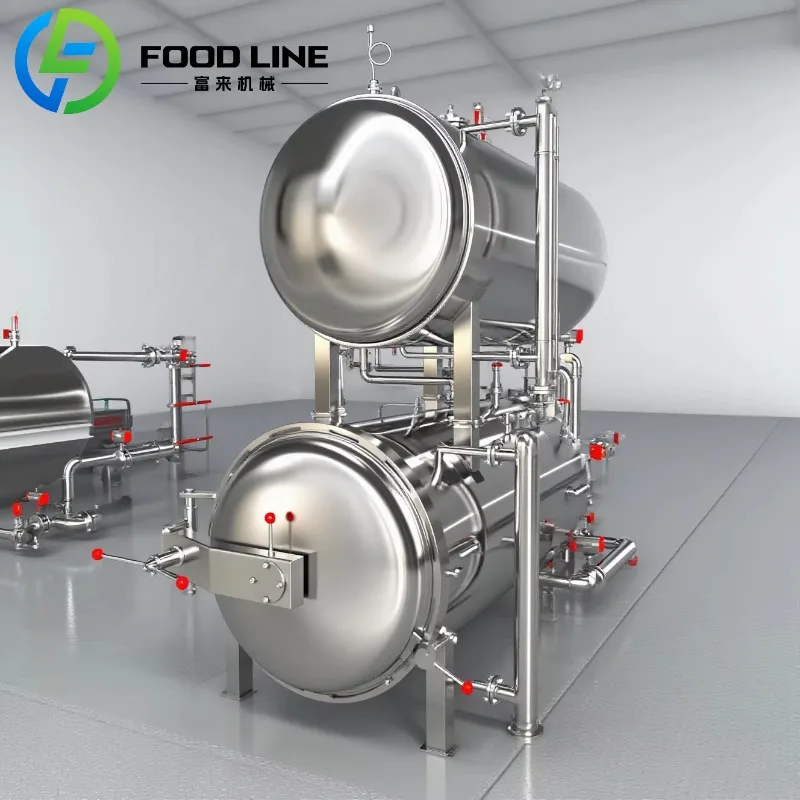 معقم آلة طهي البيض عالي الكفاءة لصناعة الأغذية، تعقيم بالبخار بحالة جديدة