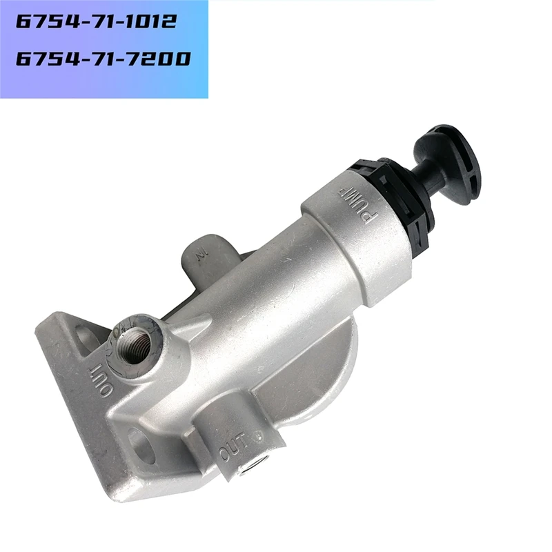 Excavator Fuel Pump Assembly 6754-71-1012 6754-71-7200 For Komatsu PC200-8 PC210-8 PC240-8 4D107 6D107 Replacement Accessories