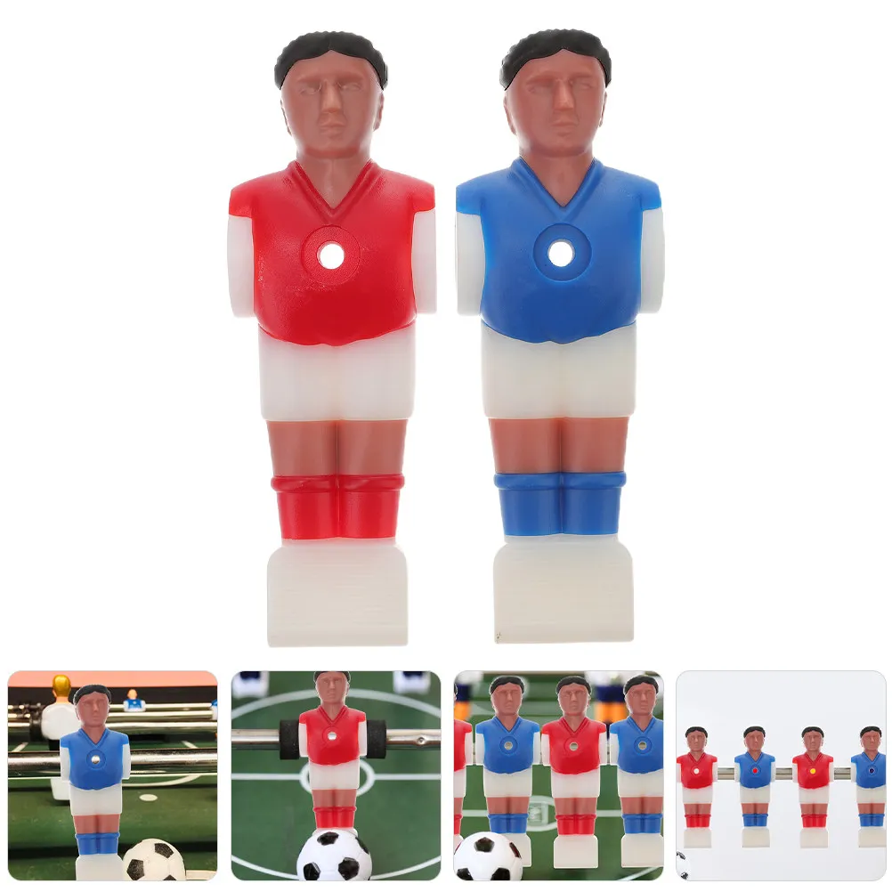 

Набор из 8 сменных фигурок игроков для настольного футбола, статуэтки для стандартных стержней футбольных столов