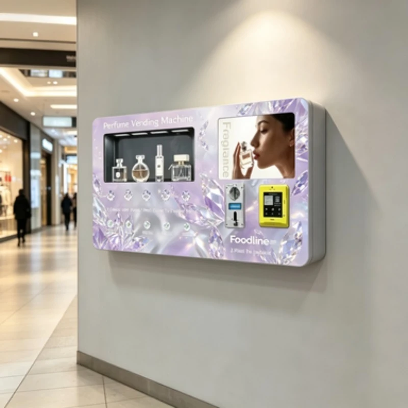 FL Wall Mounted Electronic Digital Smart Automatic Perfume Dispenser Tester Perfume Spray Vending Machine
