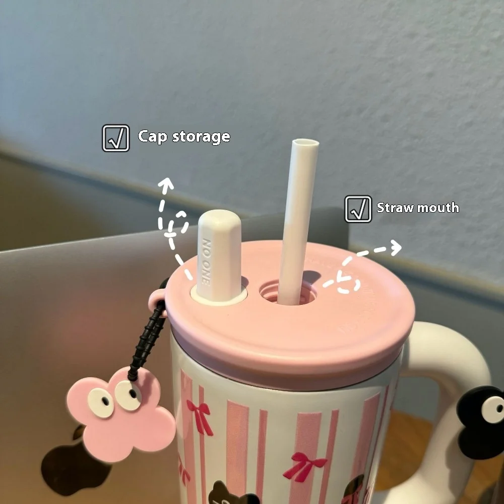 24 Oz 700 Ml Tumbler Ijs Cup Rvs Vacuüm Geïsoleerde Koffiekopje Warm Houden Koude Thermoskan Bier Water mok Met Handvat