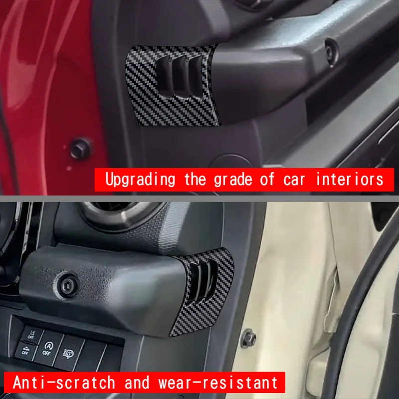 

For Suzuki Jimny Nomade 2025 Compatible Car Dashboard Side Air Outlet Frame Trim Interior Accessory Parts