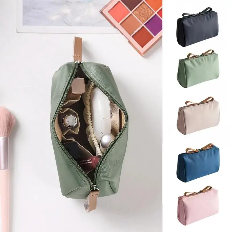 Hand Bag Cosmetics Storage Bags Women Stylish Simple Mobile Phone Makeup Bags Lipstick Clutch Holder Travel Wash Toiletry Bag