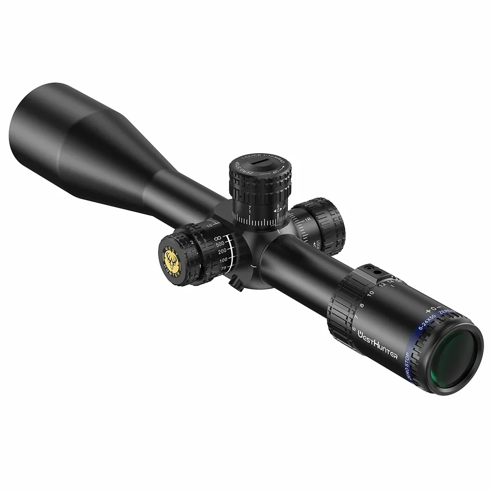 WestHunter HD-N 6-24X50 SFIR FFP صفر توقف نطاق الطائرة البؤرية الأولى Riflescope 1/10MIL الإضاءة الحمراء الصيد مشاهد بصرية