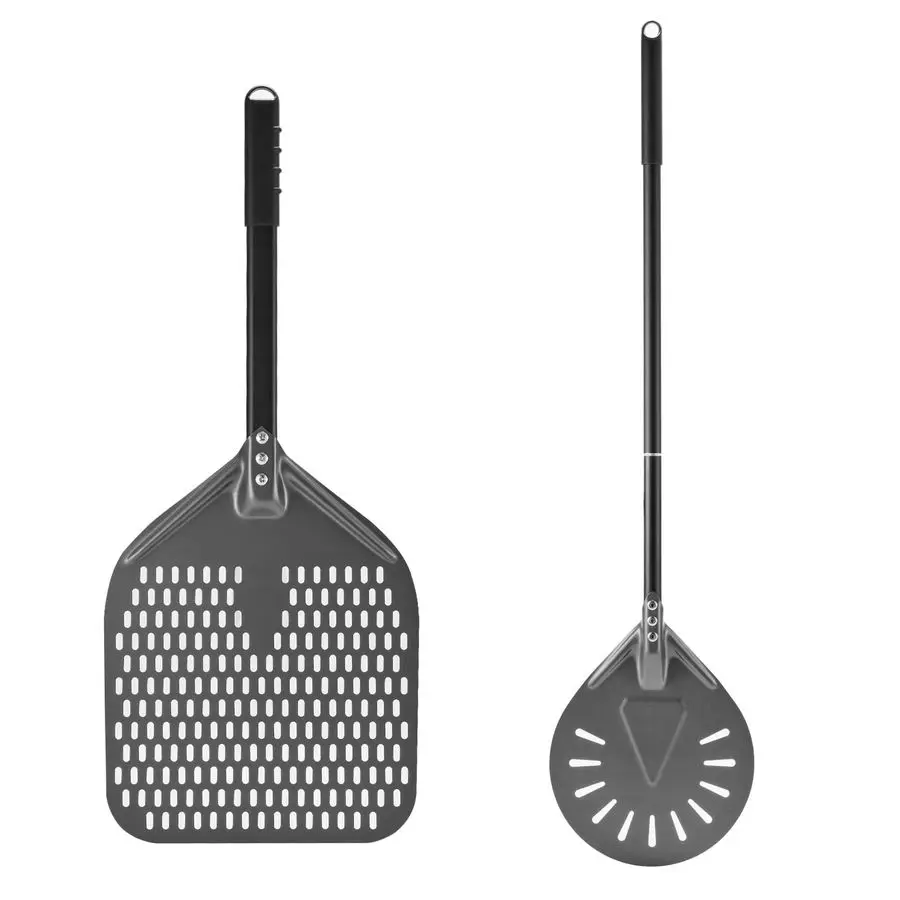 

Inch 9 Inch Perforated Pizza Peel Set, Pizza Turning Peel with Metal Handle, Pizza Spatula Paddle for Homemade Pizza Oven Access