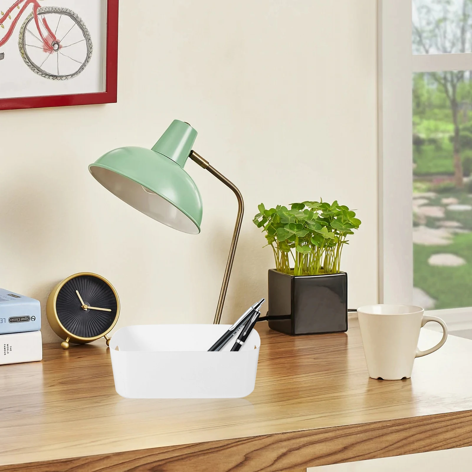 

Kitchen Bin Storage Box Basket Plastic Organizer Garbage Can Containers Baskets