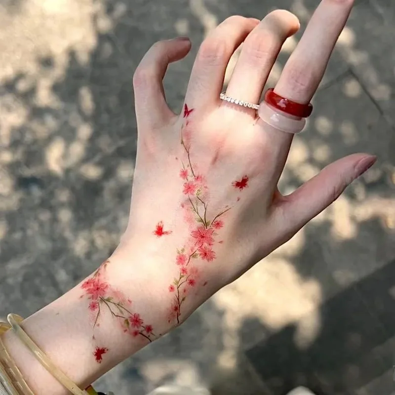 

Ele Simple Long-lasting Tattoo Stiers Sweet Hand Wrist Beau Tools Easy Apply No Pain for All Skin pes