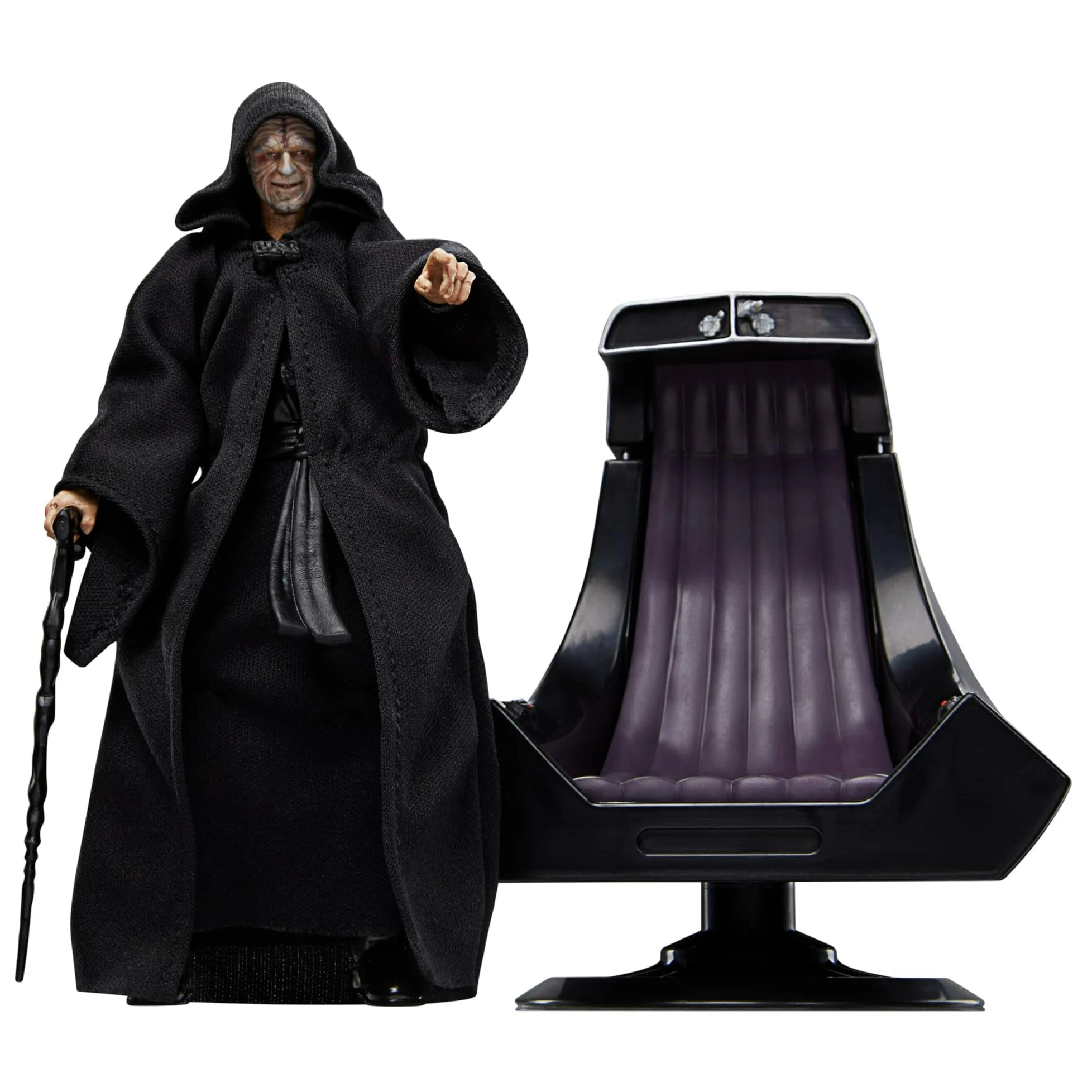 

Hasbro STAR WARS The Black Series Emperor Palpatine & Throne Return of The Jedi Collectible 6 Inch Action Figure G1318