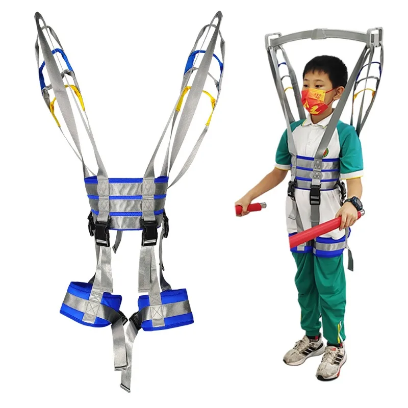 

Adjustable Child Walking Aid Sling Transfer Belt Patient Medical Lift Sling Ventilation Design Stand Aids Strap Revocer Training