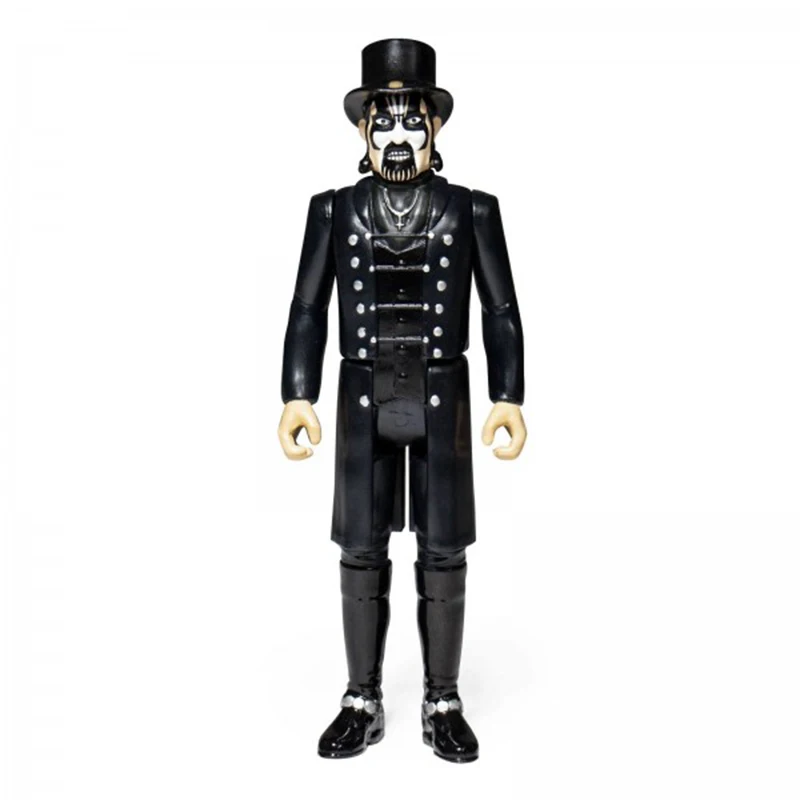 Super7 Halloween Series King Diamond Top Hat ReAction Action Figure Heavy Metal Rock Singers Collectible Figurines Children Toys