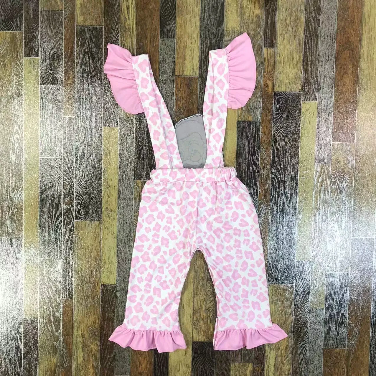 Christmas pink blue overalls autumn kids Santa Claus overalls boutique children clothes outer wear boys girls baby