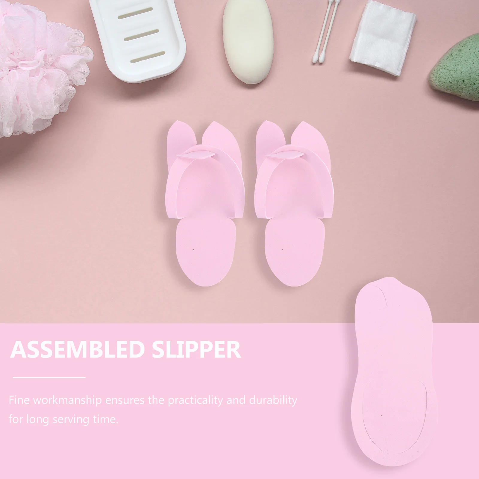 12 زوجًا من شباشب إيفا للاستعمال مرة واحدة للباديكير وصالونات الأظافر وصالونات التجميل والمنتجعات الصحية للاستخدام المنزلي خفيف الوزن ومريح