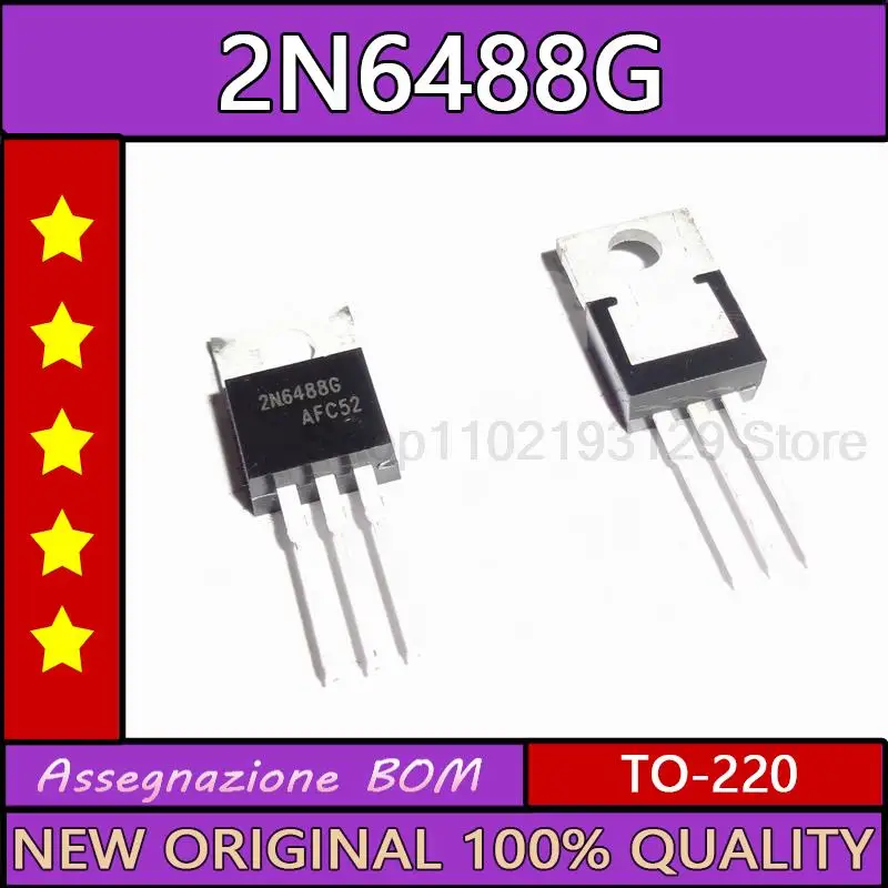 10PCS/LOT 2N6488G 2N6488 BRAND NEW IMPORTED.