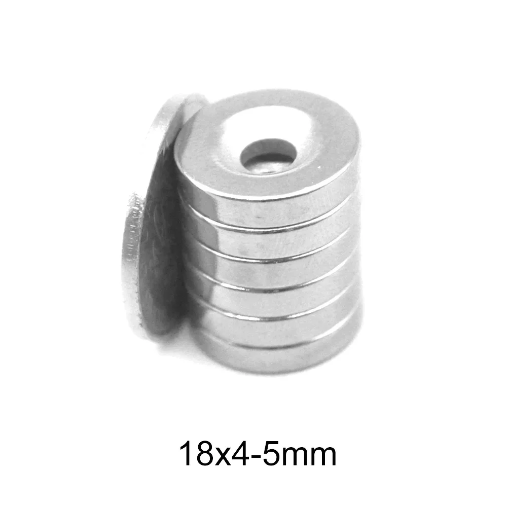 18x4-5 mm Disc Magnets 18*4 mm Hole 5mm For Home Refrigerators, Offices DIY 18x4-5mm Powerful Round Magnet 18*4-5