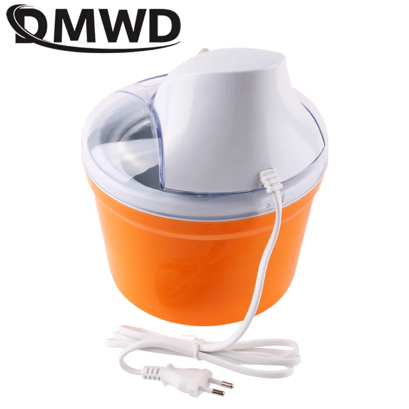 DMWD Household Electric Ice Cream Maker 1200ml Automatic DIY Child Ice Cream Machine Frozen Yogurt Machine High Quality 220V