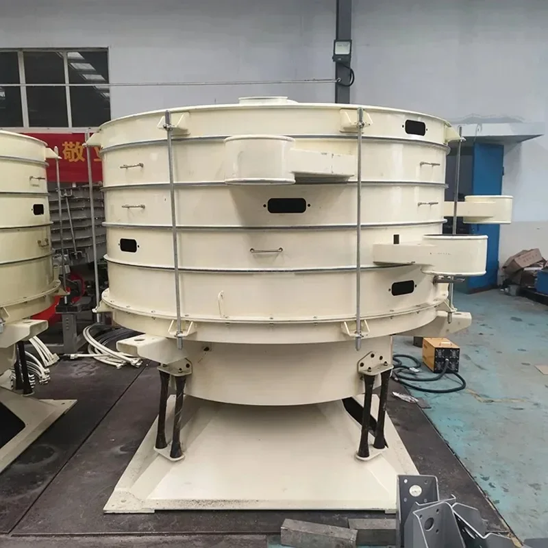 【Brand new】Industrial Mining Tumbler Round Vibro Sifter Separator 2-500 Mesh Circular 1-5 Multi-Layer
