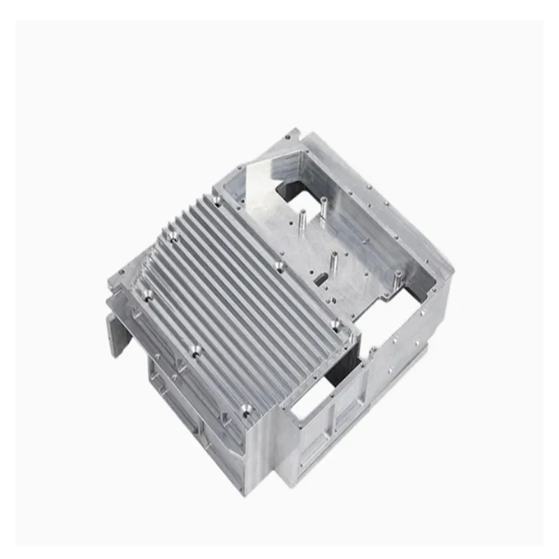 Precision aluminum alloy heat dissipation housings or mechanical support structures made by CNC machining