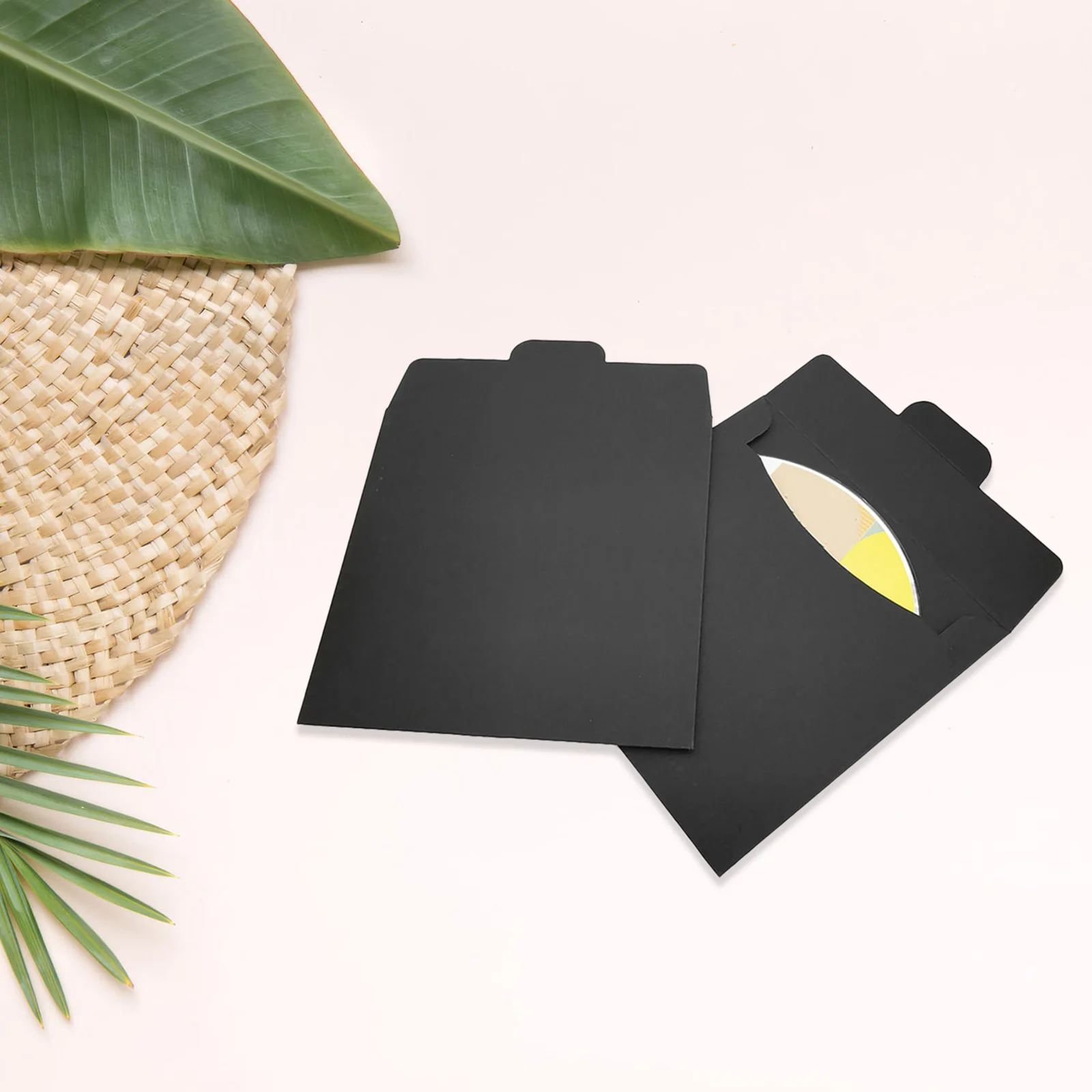 

50Pcs Cd Envelopes Reusable Paper Sleeves for Greeting Cards Invitations Mail Storage Small Envelope Organizer Pack of