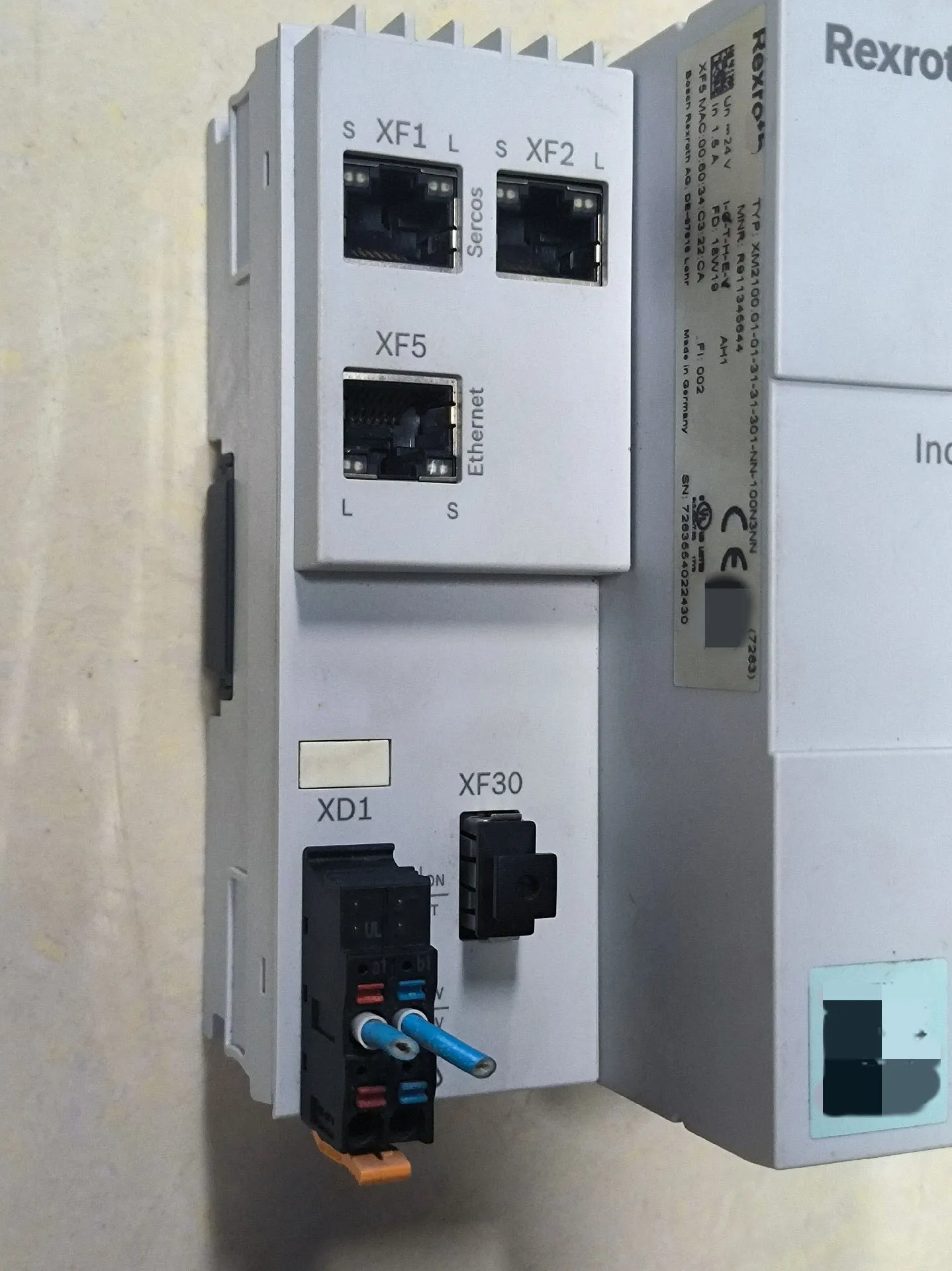 XM2100.01-01-31-31-301-NN-100N3NN IndraControl XM21 Controller per Rexroth