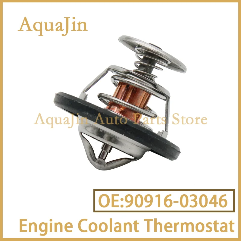 

90916-03046 Автомобильные датчики, термостат охлаждающей жидкости двигателя, замена для Toyota Camry Celica Corolla MR2 Paseo RAV4 Solara Tercel Van