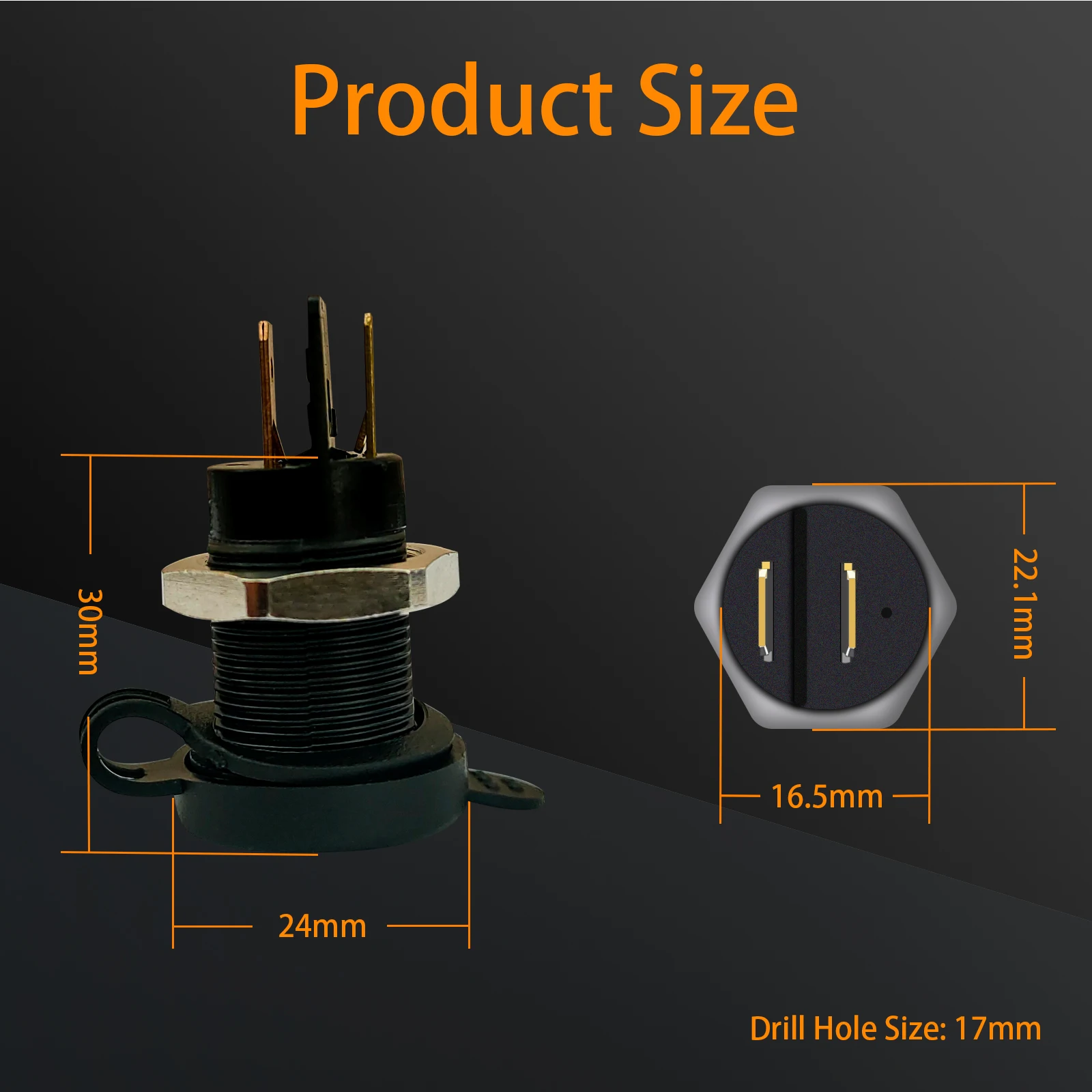12V DIN Hella Socket Cigarette Lighter USB Charger Power Adapter Waterproof Hella Din Plug For BMW Car Motorcycle Boat RV Camper view 2