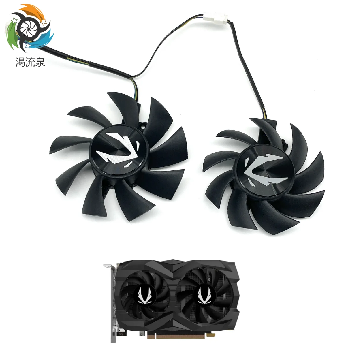 

New GA72S2U GA82S2H 12V 0.32A 4Pin Cooling FAN For ZOTAC GAMING GeForce GTX 1660 SUPER 1660Ti Twin Fan ZT-T16620F-10L