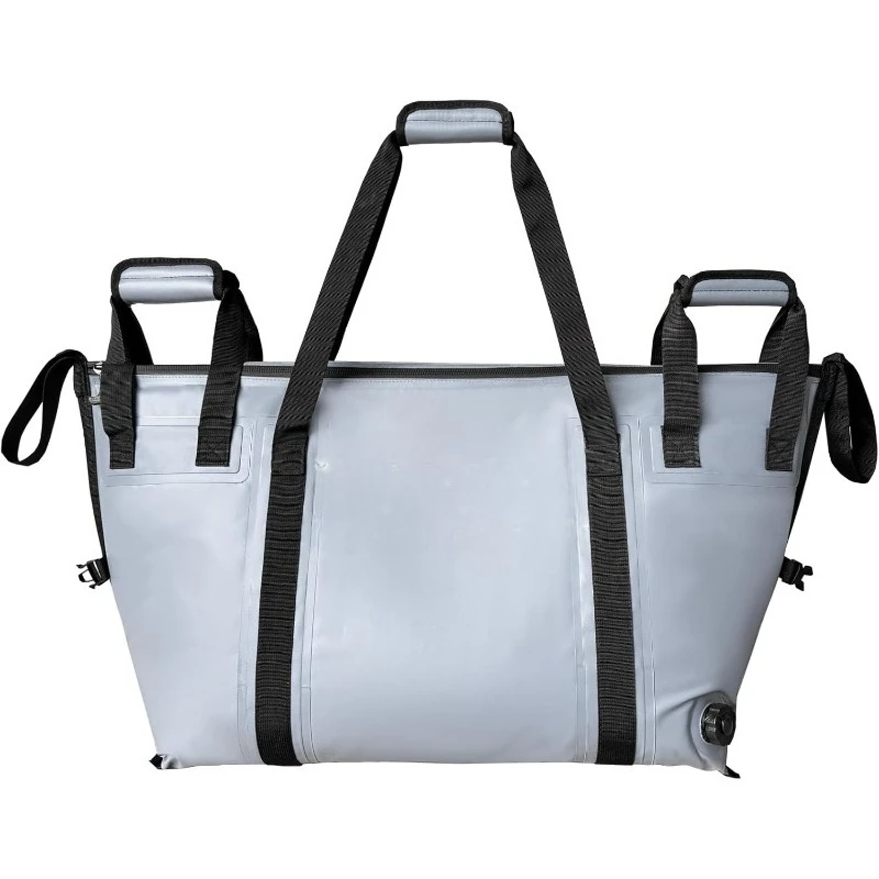 

Gear Insulated Fish Cooler - 27.5QT 58QT Waterproof Flat Bottom Bag, Leakproof and Fishing Kill Bag