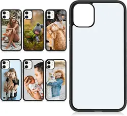 sublimation heat transfer blank phone case TPU+PC compatible with iphone 11 12 13 14 14 15 pro max  anti scratch shockproof