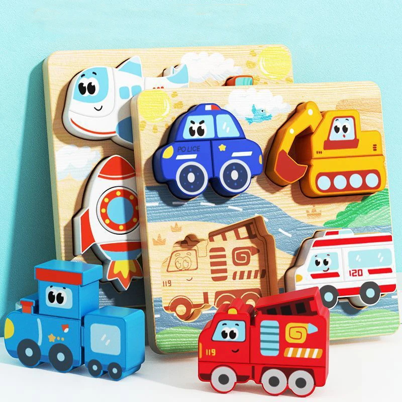 Montessori Wooden Puzzle Set 5