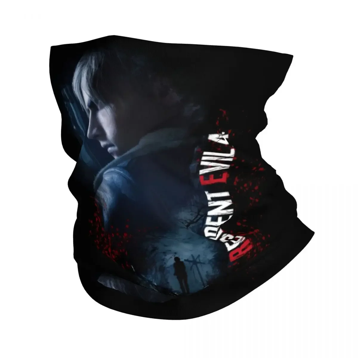 Trans Leon Kennedy Horror Tv Movies Winter Neck Warmer Men Windproof Wrap Face Scarf for Ski Gaiter Headband