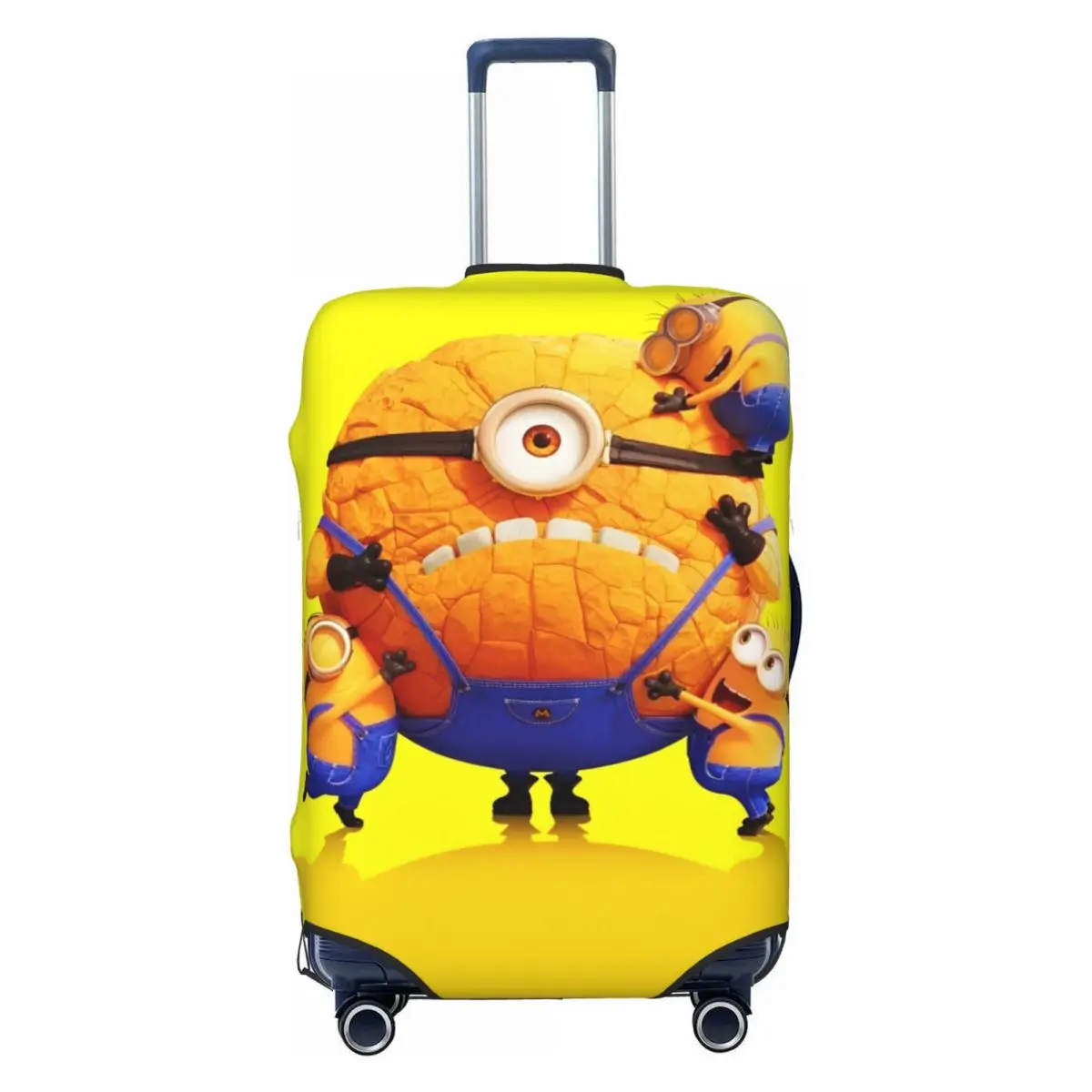 Funda de maleta de Anime Minions personalizada, práctico Protector de viaje de crucero, accesorios de equipaje, vuelo