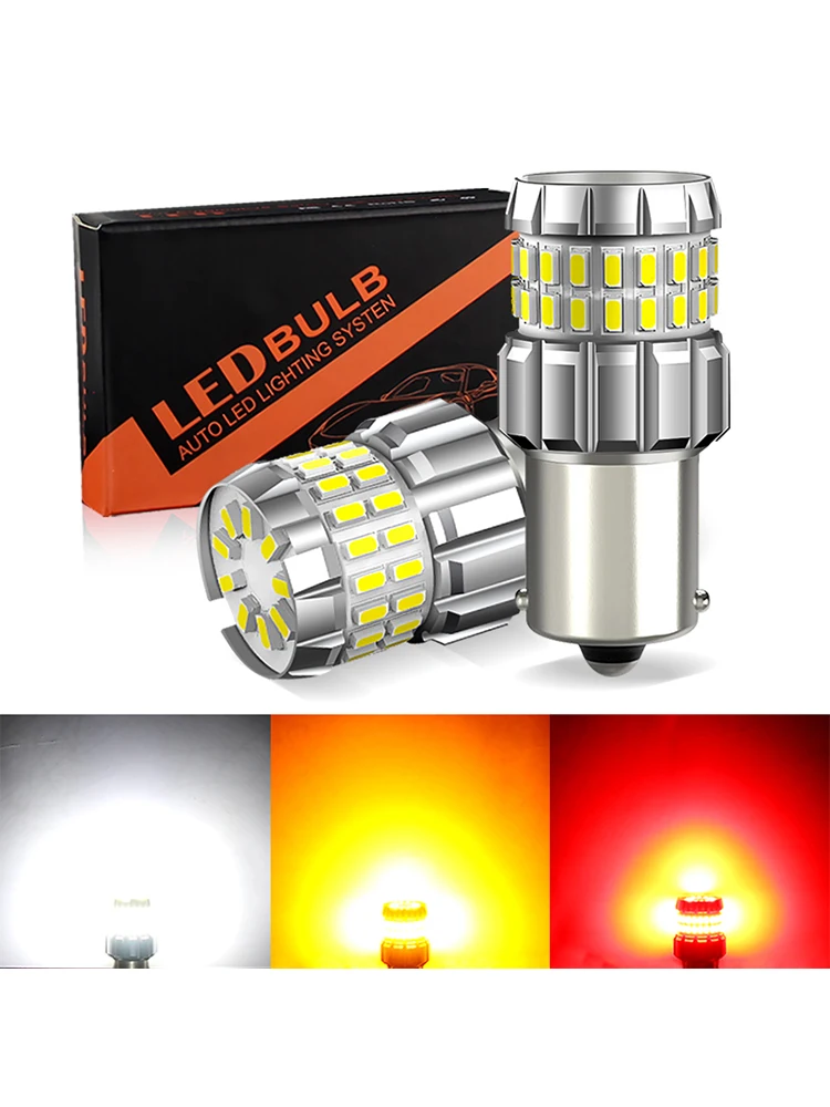 2PCS 1156, BA15S, P21W High Power weiß LED Auto Birne Bremse Reverse Tagfahrlicht Signal Licht nebel licht 12V Auto Zubehör