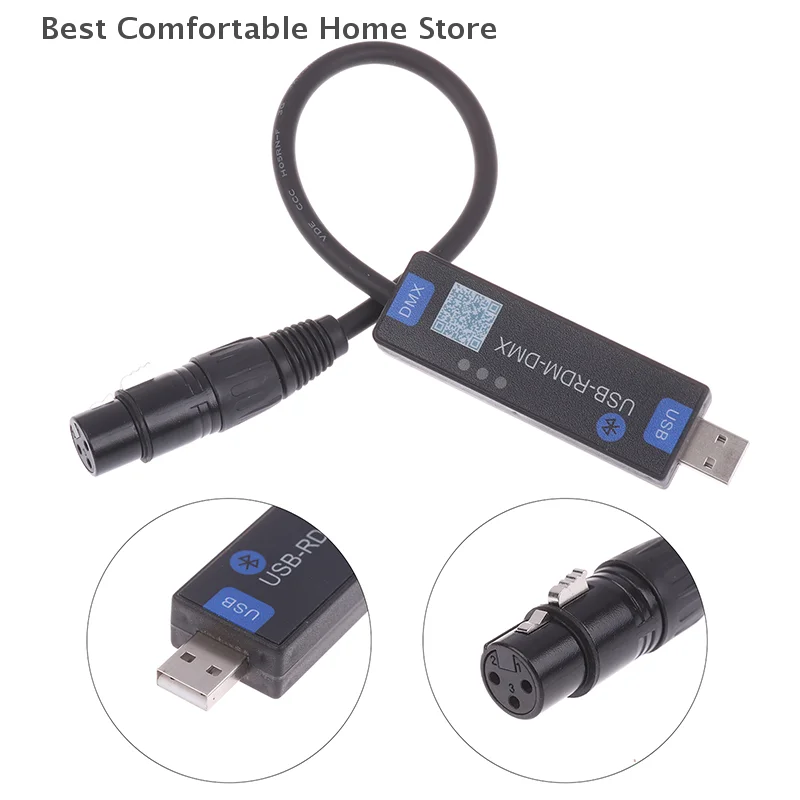 USB-RMD-DMX Mobile App DMX Dialer Bühnenlicht Drahtloses Bluetooth DMX-Controller-Tool Unterstützt nur Android-Geräte